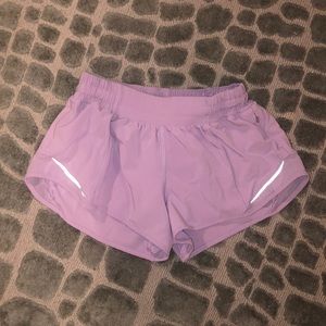 Lavender LuLu lemon shorts